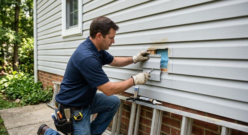 Vinyl Siding Hole Repair