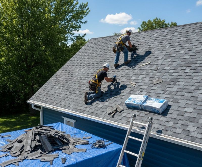 Shingle Roof Replacement in Providence, RI